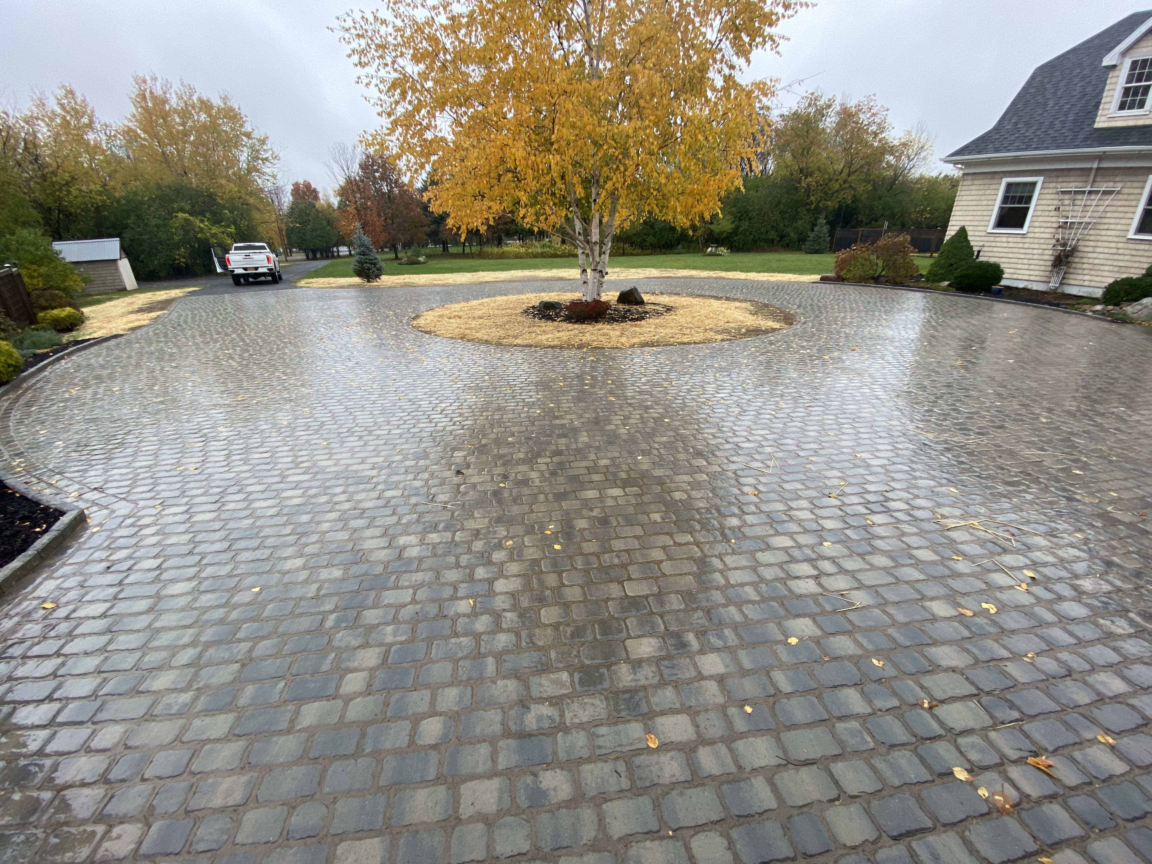 Cobblestone Paver Driveway
